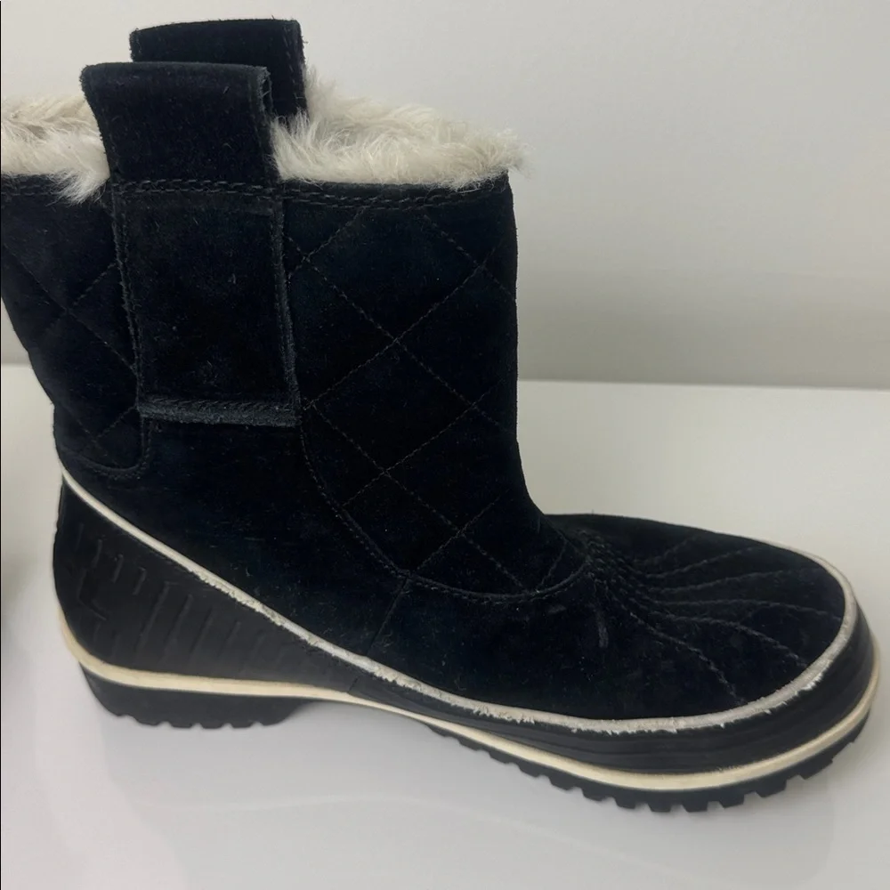 Sorel Tivoli II Pull On black Women's Black Winter Snow Boots US 8 - Picture 5 of 8